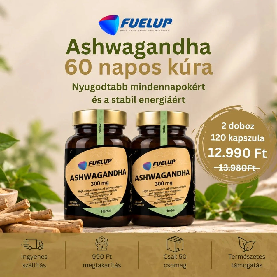 Ashwagandha 60 napos kúra – KSM-66®