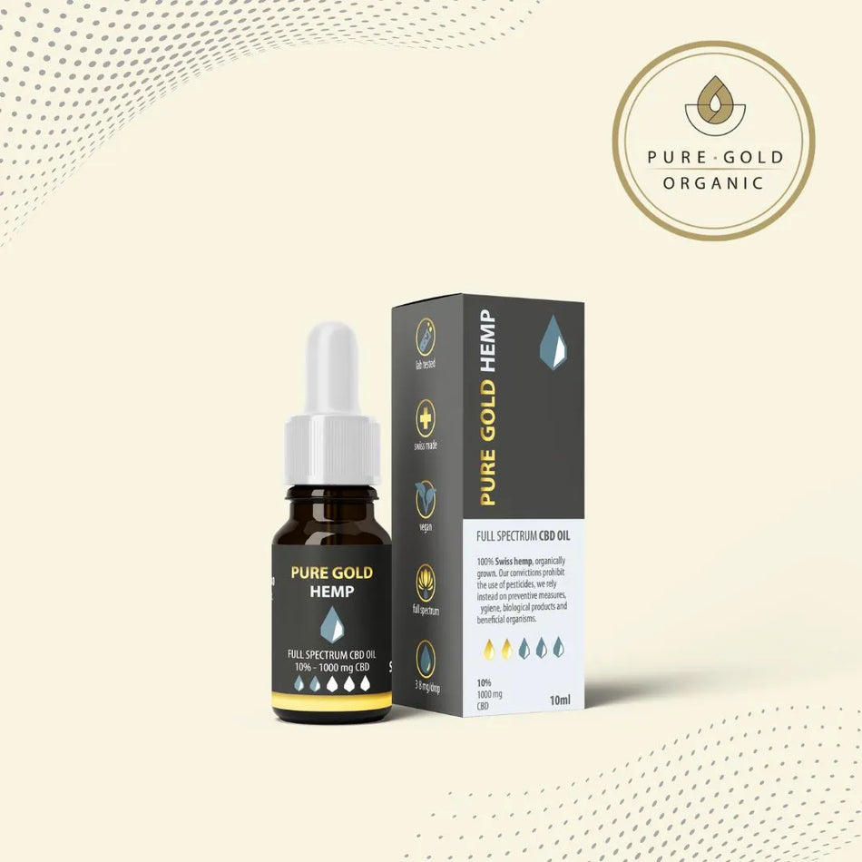 10% Pure Gold Hemp CBD olaj