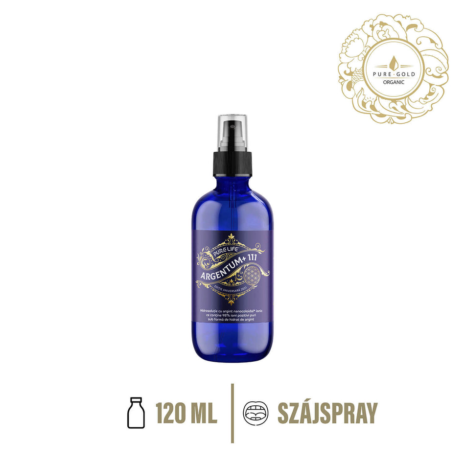 ARGENTUM+ 111ppm ezüstkolloid szájspray 120ml