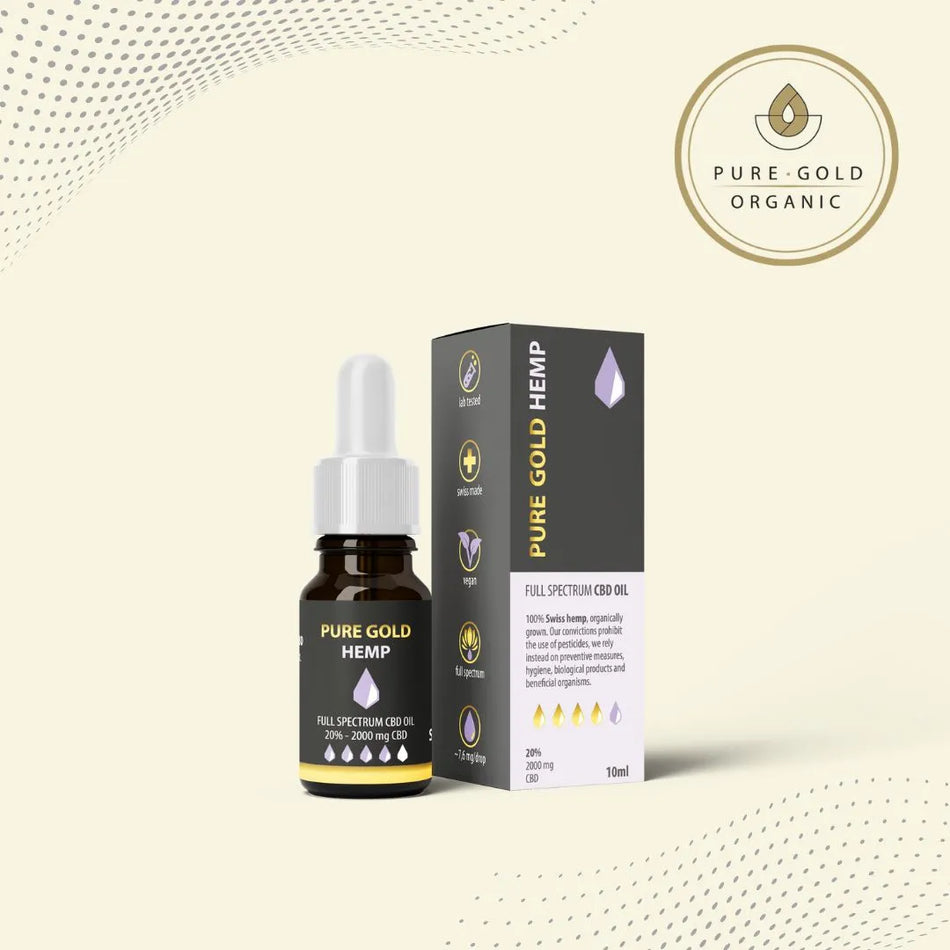 20% Pure Gold Hemp CBD olaj