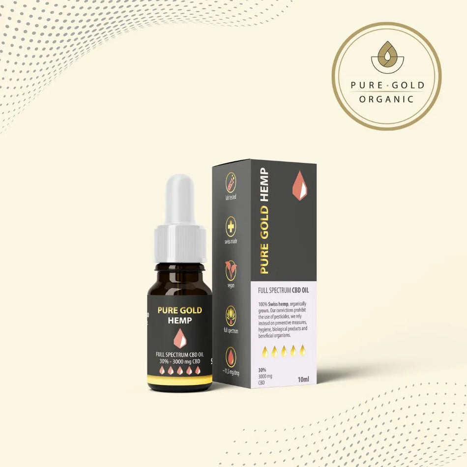 30% Pure Gold Hemp CBD olaj