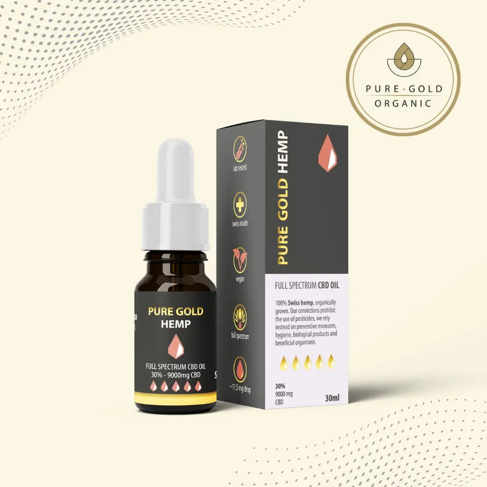 30% Pure Gold Hemp CBD olaj