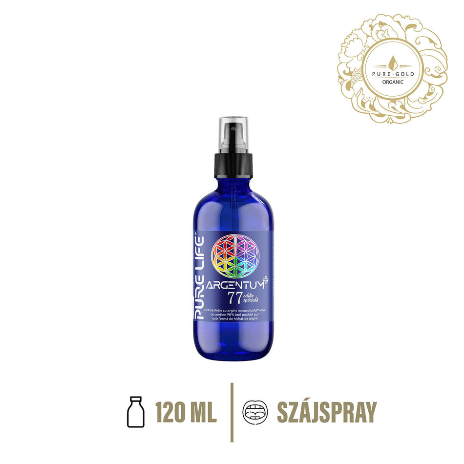 ARGENTUM+ 77ppm ezüstkolloid szájspray 120ml