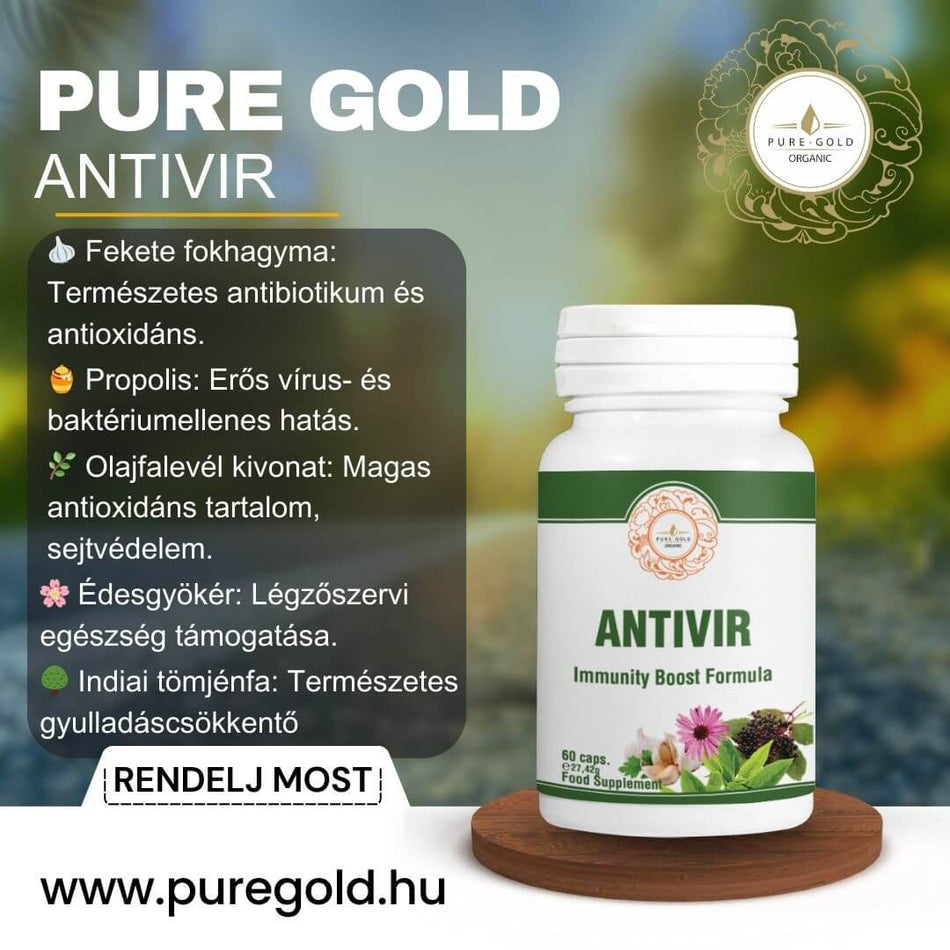 Pure Gold AntiVir étrend-kiegészítő kapszula 60 db