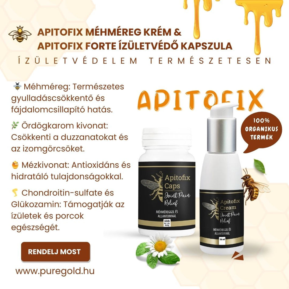 Apitofix Méhméreg krém & Apitofix Forte ízületvédő kapszula