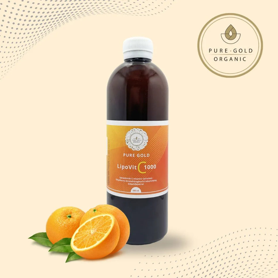 Pure Gold LipoVita C 1000 folyékony liposzómás C vitamin 500 ml