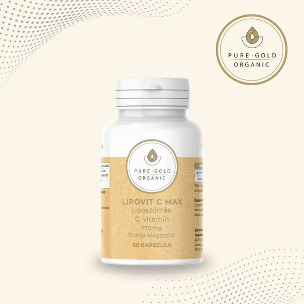 Lipovit C MAX liposzómás C vitamin 60 db kapszula – Pure Gold Organic