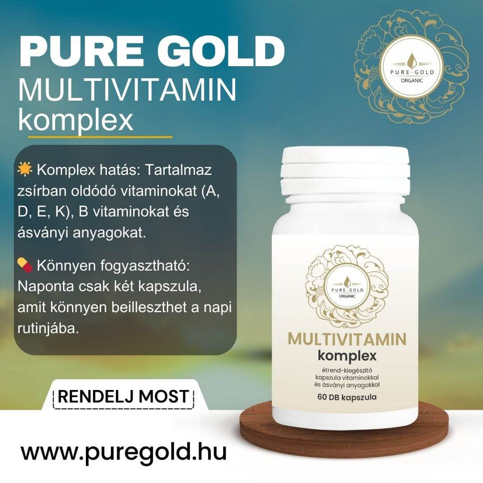 Pure Gold Multivitamin komplex - 60 db