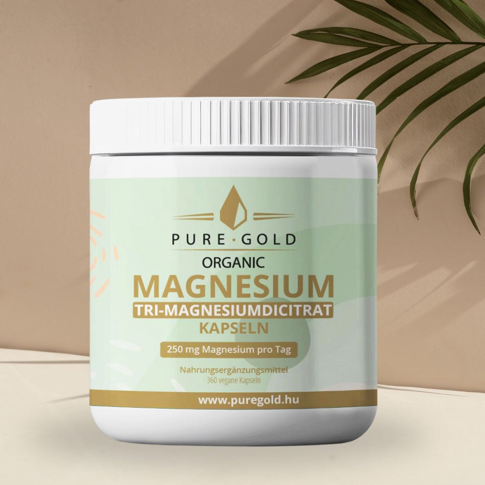 Pure Gold Magnezium Tri Magneziumdicitrat 360db