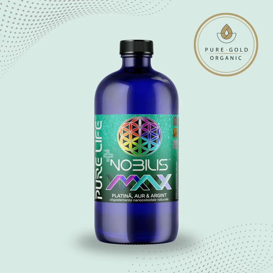 NOBILIS MAX 77ppm platina-, arany- és ezüst természetes nanokolloid 480ml