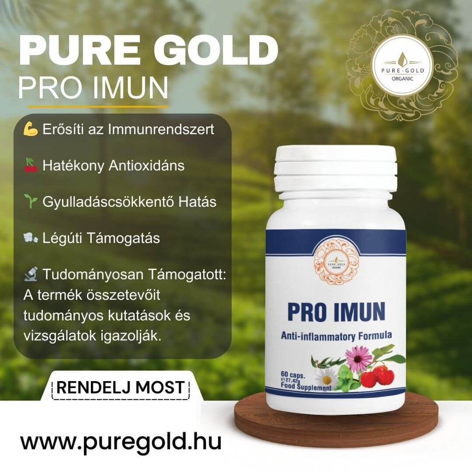 Pure Gold PRO Imun étrend-kiegészítő kapszula 60 db