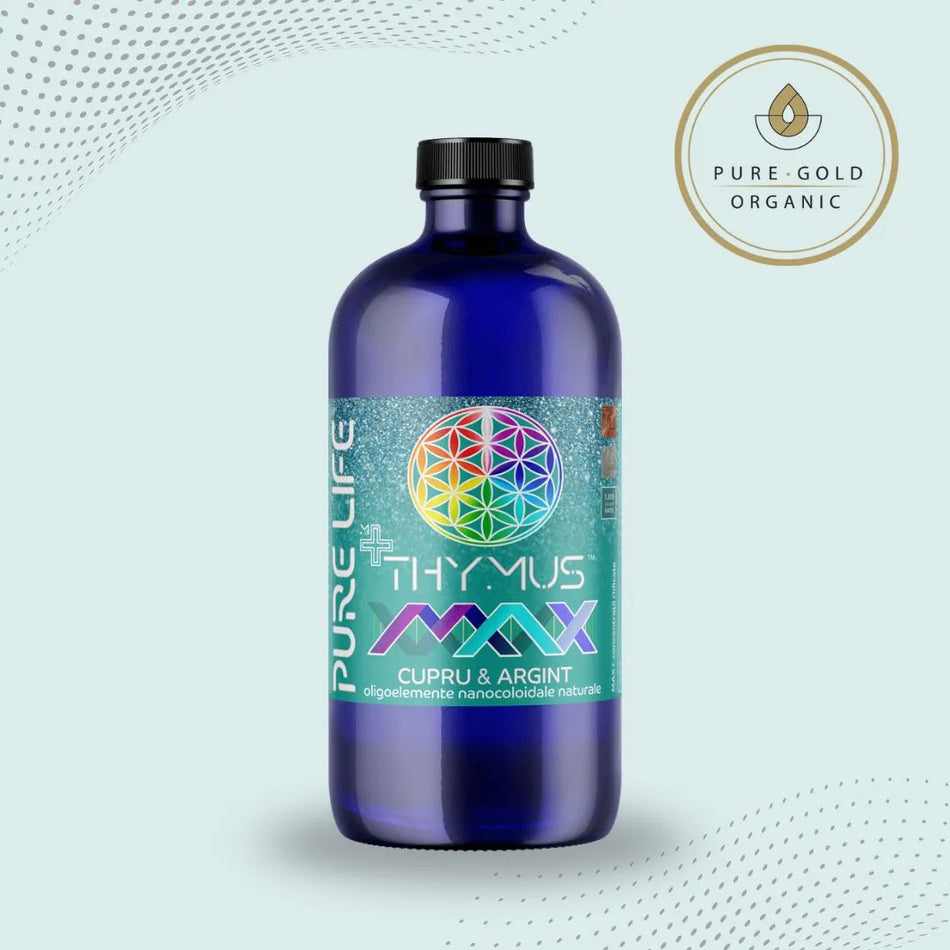 THYMUS MAX 77ppm réz- és ezüst természetes nanokolloid 480ml
