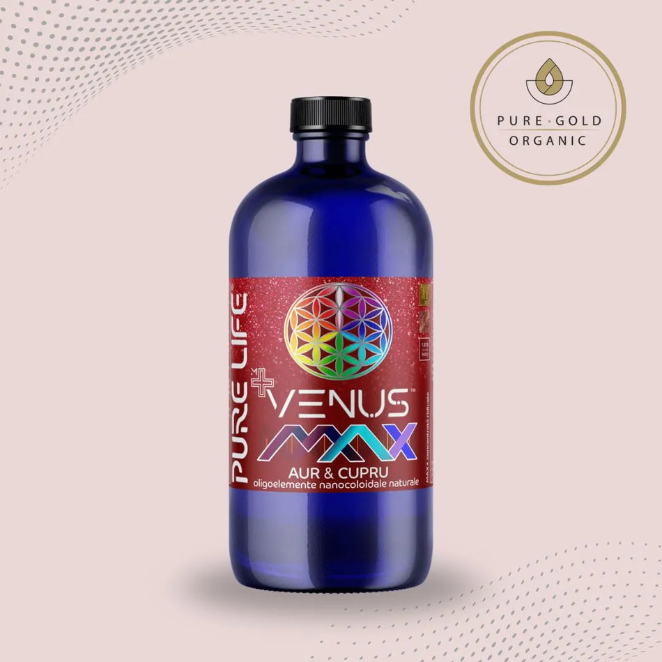 VENUS MAX 77ppm arany- és réz természetes nanokolloid 480ml