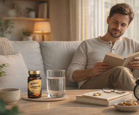 Fuel Up D3-vitamin 4000 NE – természetes fényforrás és kapszula életstílus kép